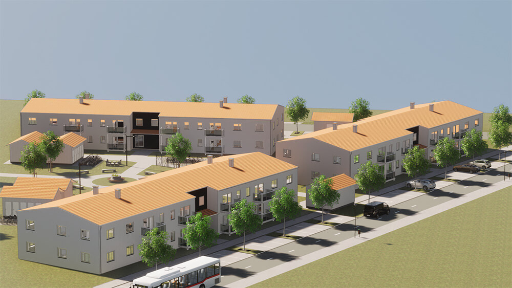 Flerbostadshus 6198