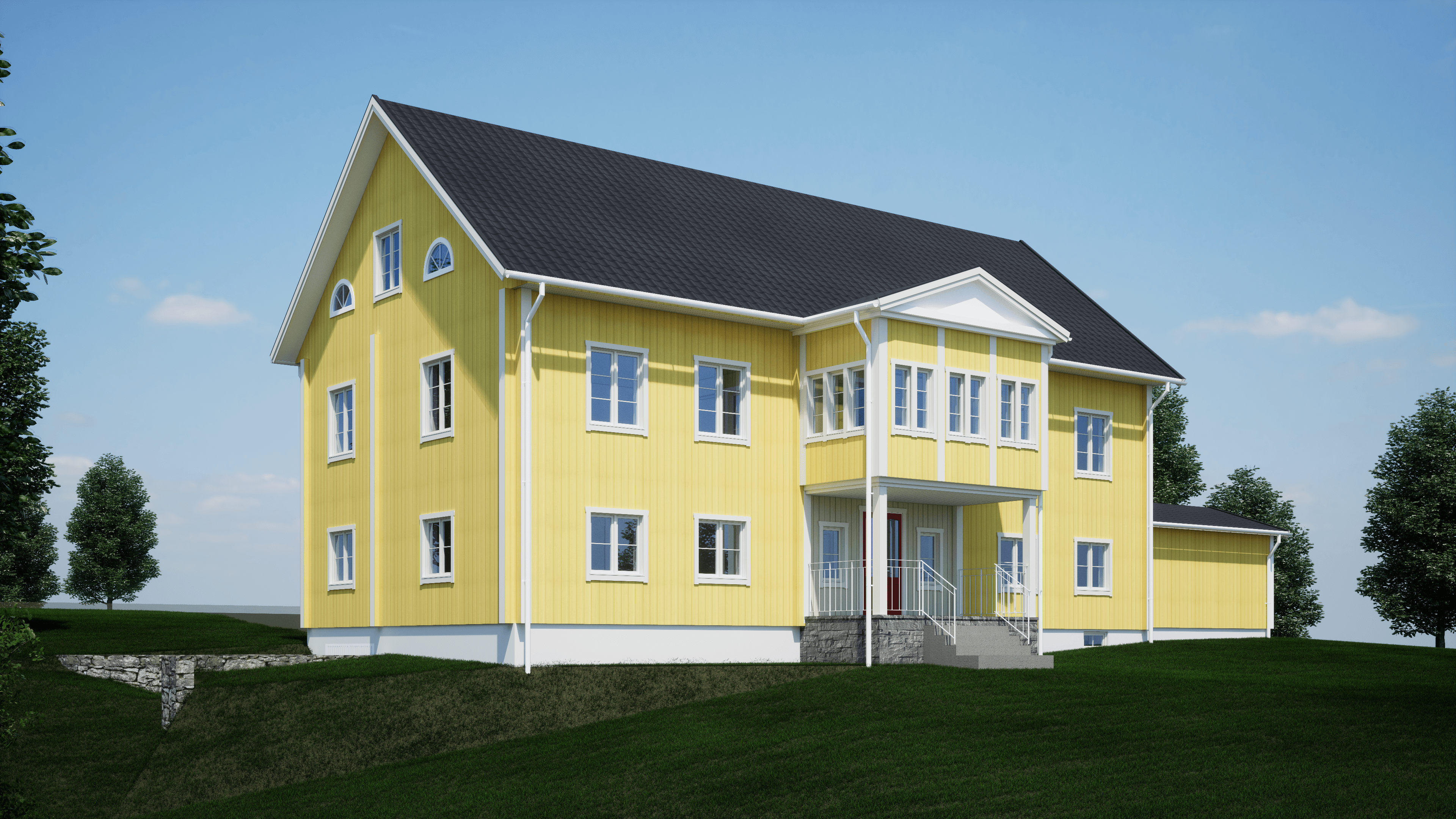 Om och tillbyggnation prästgård