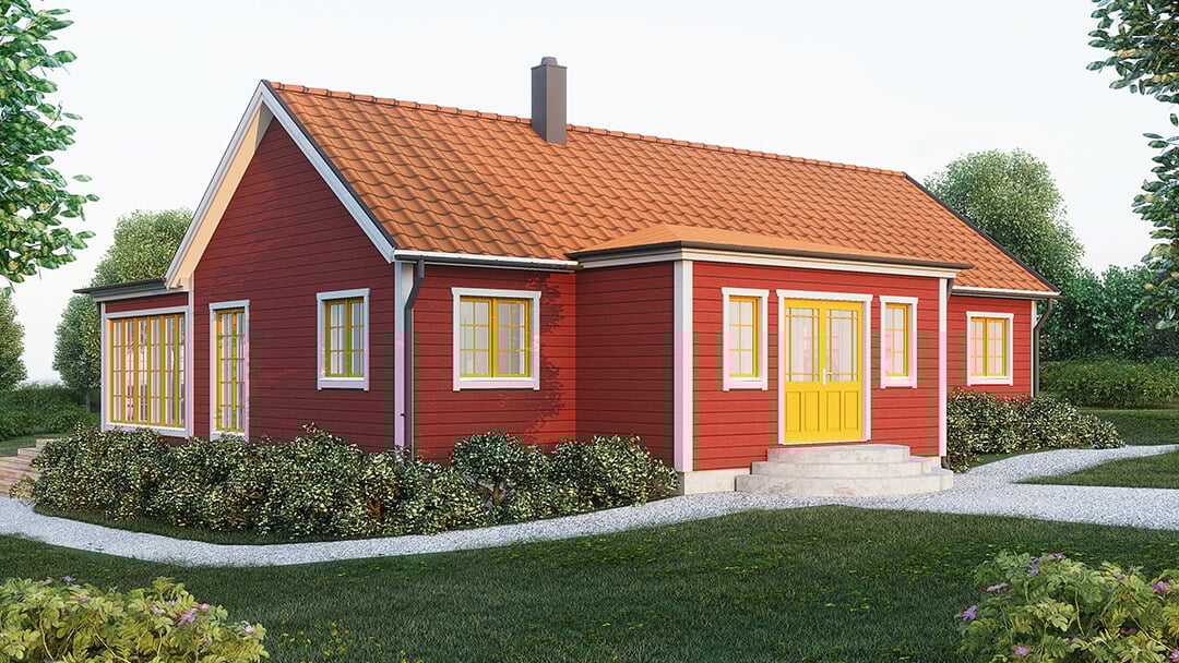 Villa 10100 tillbyggnation