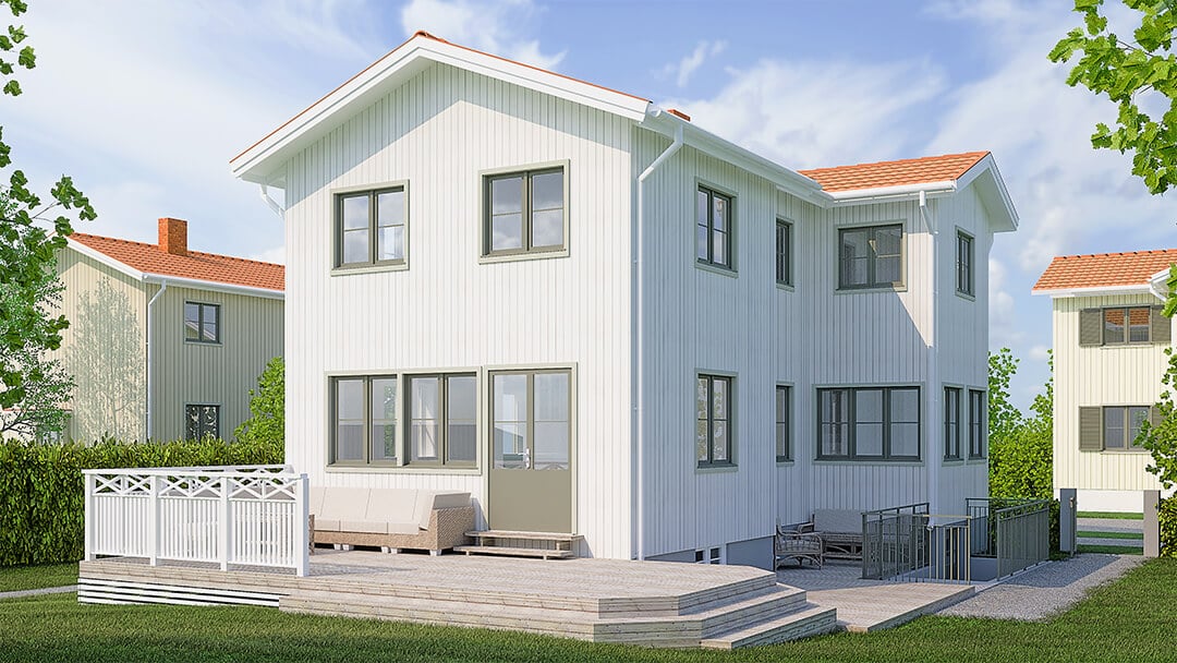 Villa tillbyggnation