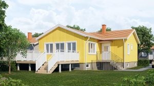 Tillbyggnation villa