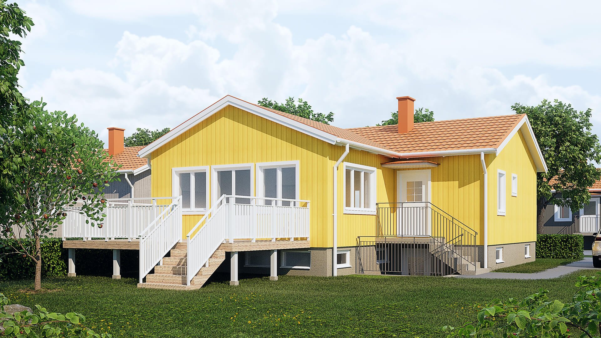 Tillbyggnation villa