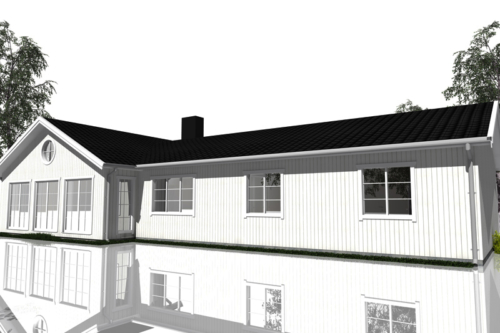 Efter - Baksida mot öster