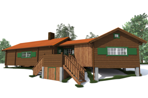 Efter - Baksida mot öster