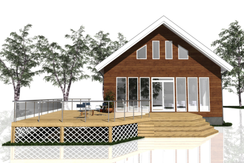 Efter - Baksida mot söder