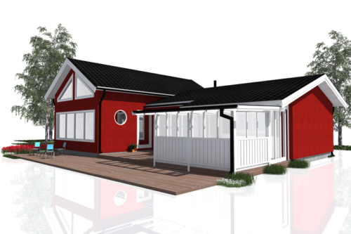 Efter - Baksida mot sydost