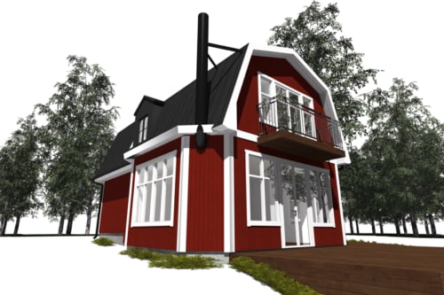 Efter - Baksida mot sydost