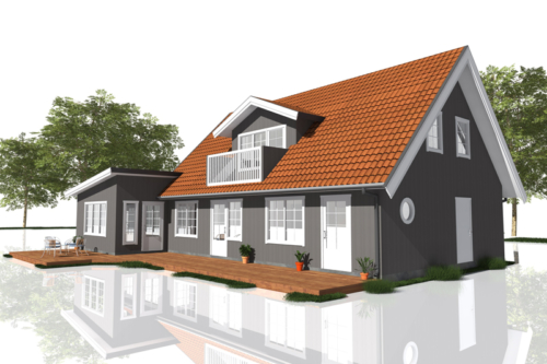 Efter - Baksida mot sydost