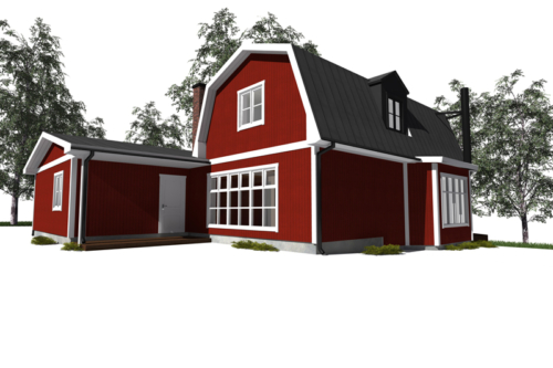 Efter - Baksida mot sydväst