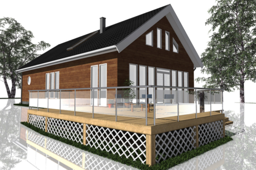 Efter - Baksida mot sydväst