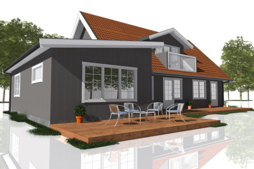 Efter - Baksida mot sydväst