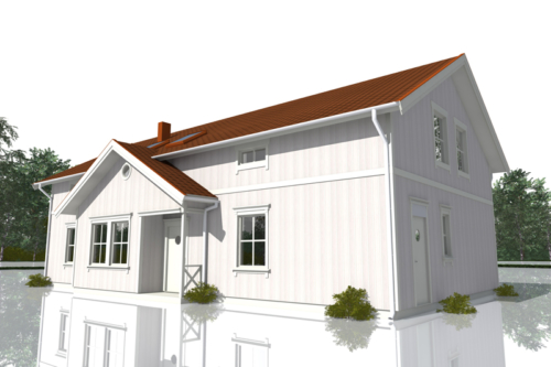 Efter - Framsida mot öster