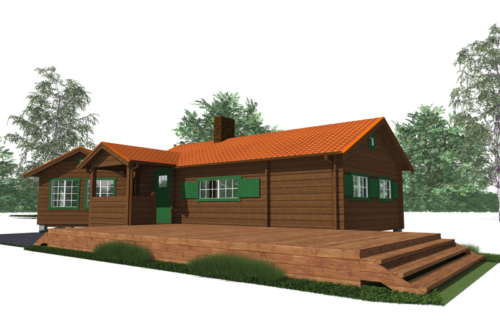 Efter - Framsida mot söder