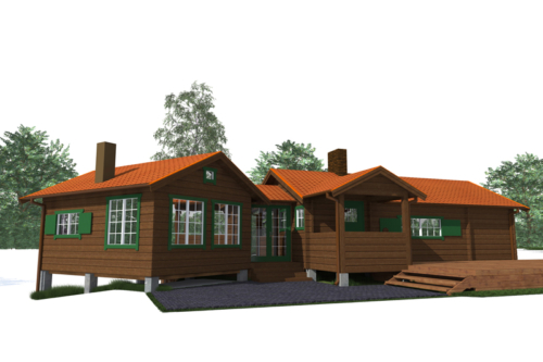 Efter - Framsida mot väster