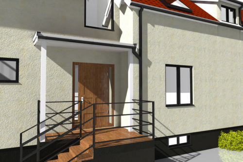 Efter - Framsida, ny entré