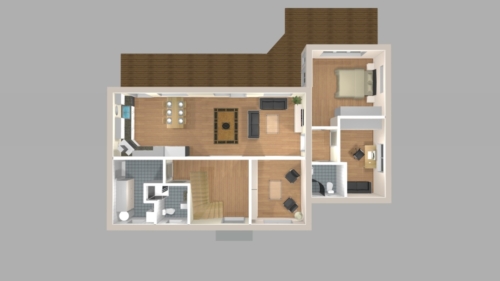 Efter - Illustration över planlösning