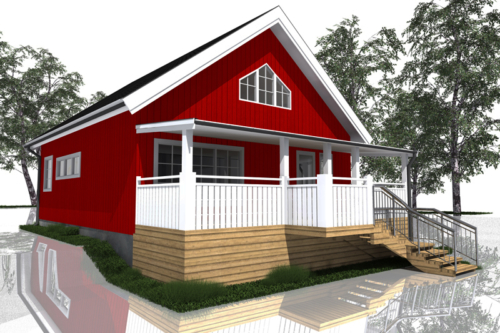 Före - Baksida mot Sydväst