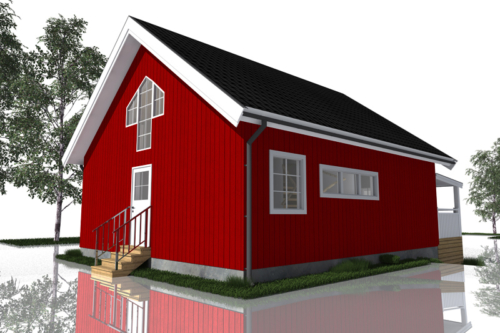 Före - Baksida mot nordväst