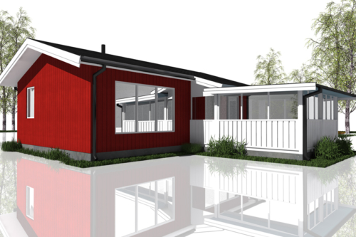 Före - Baksida mot sydväst