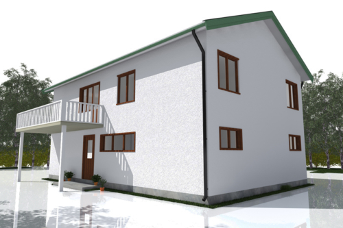 Före - Baksida mot sydväst