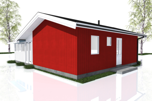 Före - Framsida mot nordost