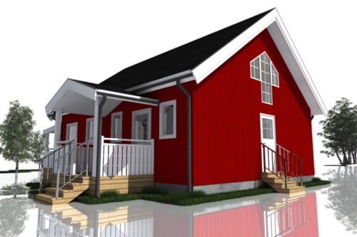 Före - Framsida mot nordost