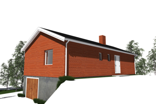 Före - Framsida mot nordost