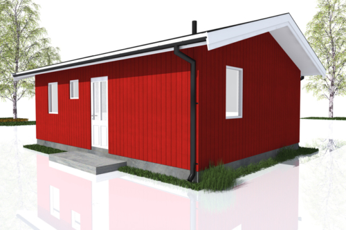 Före - Framsida mot nordväst