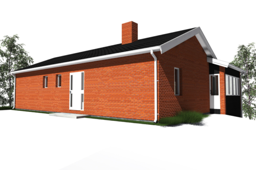 Före - Framsida mot nordväst