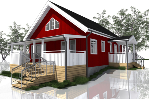 Före - Framsida mot sydost