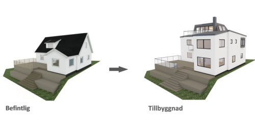 Husmodell 1042 - Utvändig vy 2
