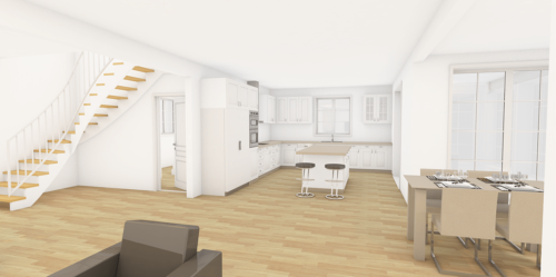 Husmodell 1199 - Invändig vy