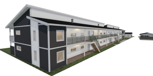 Husmodell 1276 - Utvändig vy 1