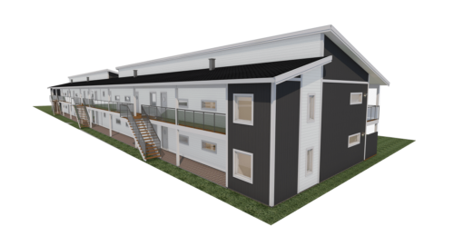 Husmodell 1276 - Utvändig vy 2