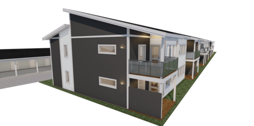 Husmodell 1276 - Utvändig vy 3