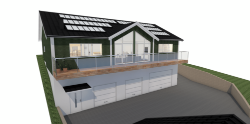 Husmodell 1290 - Utvändig vy 1