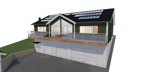 Husmodell 1290 - Utvändig vy 2