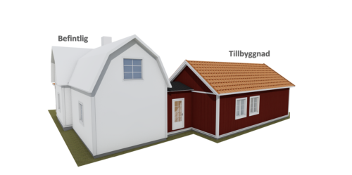 Husmodell 1893 - Utvändig vy 3