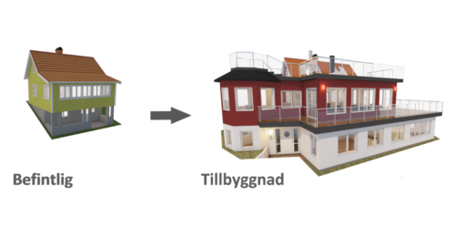 Husmodell 1966 - Utvändig vy 3