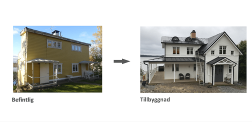 Husmodell 1970 - Utvändig vy 3