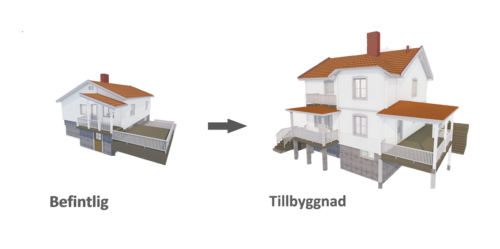 Husmodell 2314 - Utvändig vy 1