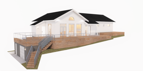 Husmodell 3042 - Utvändig vy 1