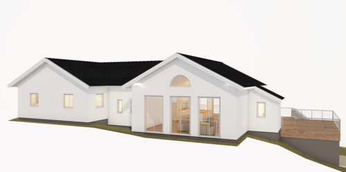 Husmodell 3042 - Utvändig vy 2