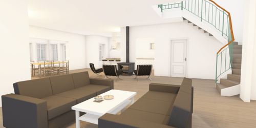 Husmodell 3175 - Invändig vy