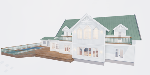 Husmodell 3175 - Utvändig vy 1