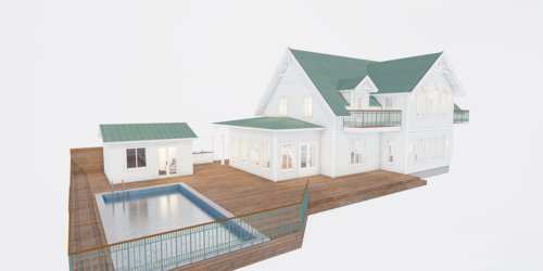 Husmodell 3175 - Utvändig vy 2