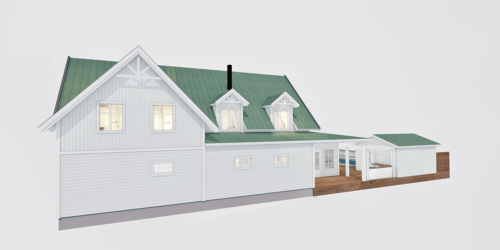 Husmodell 3175 - Utvändig vy 3