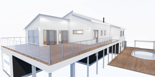 Husmodell 3360 - Utvändig vy 1