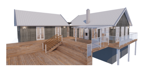 Husmodell 3442 - Utvändig vy 2