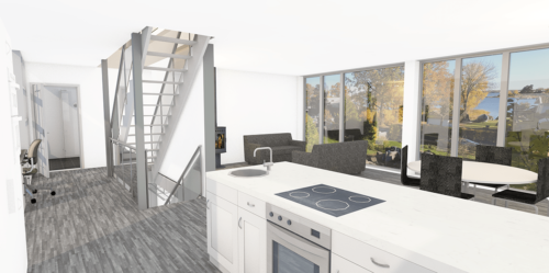 Husmodell 3601 - Invändig vy